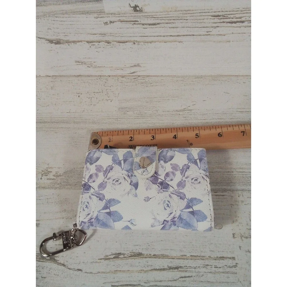 Betsey Johnson Purple White floral Mini Wallet
